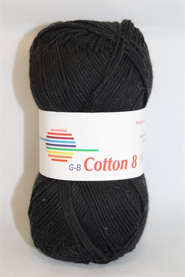 GB Cotton 8/4 - 1050 Sort