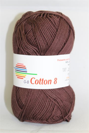 GB Cotton 8/4 - 1880 Mørkebrun