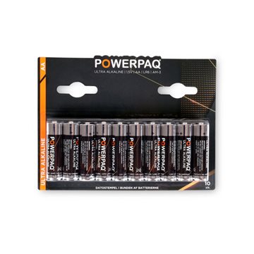Batterier | Ultra alkaline AA | PowerPaq