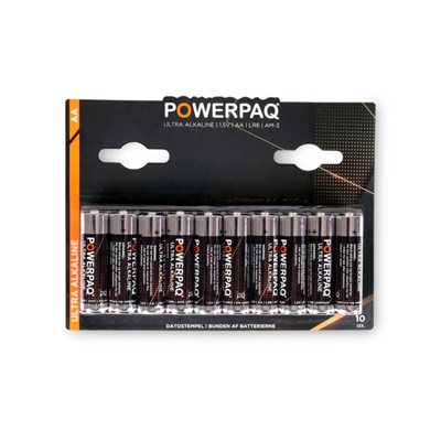 Batterier | Ultra alkaline AA | PowerPaq