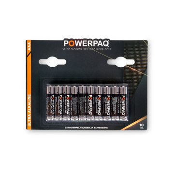 Batterier | Ultra alkaline AAA | PowerPaq