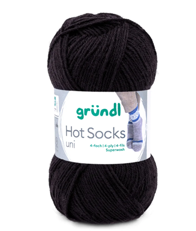 Hot Socks uni fv 18 sort 