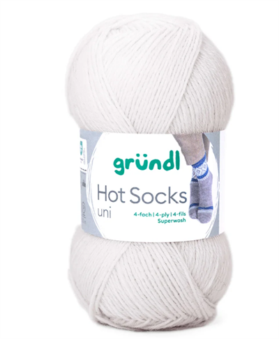Hot Socks uni fv 29 hvid