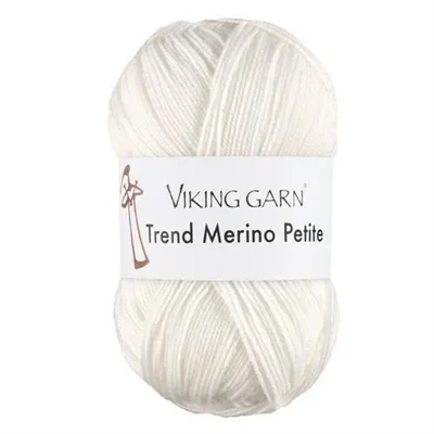 Viking Trend Merino petite 300 hvid