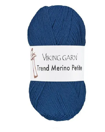 Viking Trend Merino petite 325 blå