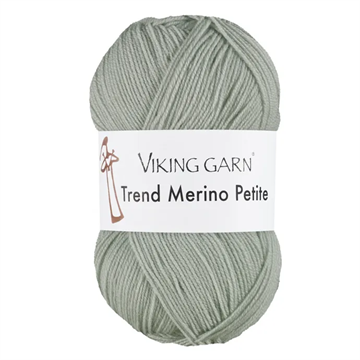 Viking Trend Merino petite 334 støvet lys grøn