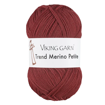 Viking Trend Merino petite 356 mørk rød