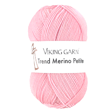 Viking Trend Merino petite 363 lys rosa