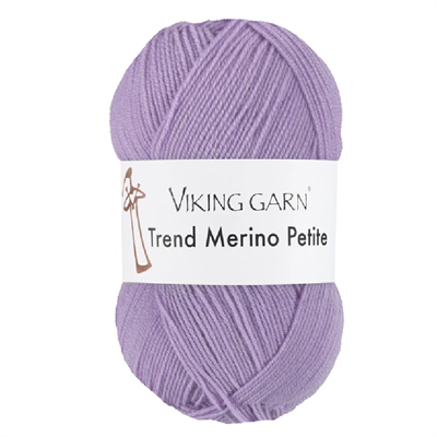 Viking Trend Merino petite 373 lys lilla