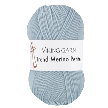 Viking Trend Merino petite 380 lys blå 