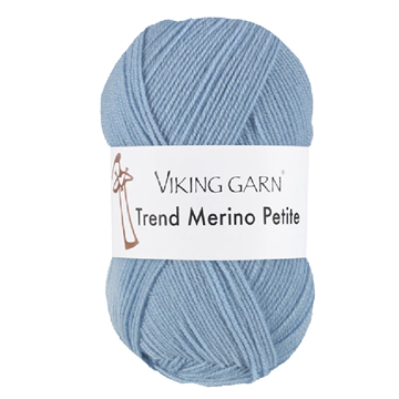 Viking Trend Merino petite 381 mellemblå 