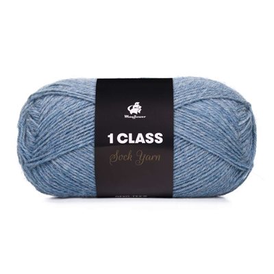 1class strømpegarn fv 40 LYS DENIM MELANGE