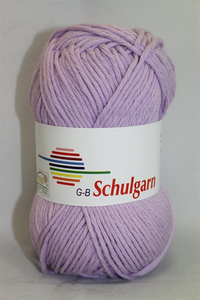 Schulgarn 8/8 bomuld Fv. 1480 lyse lilla 