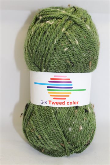 GB Tweed color 048 grasgrøn