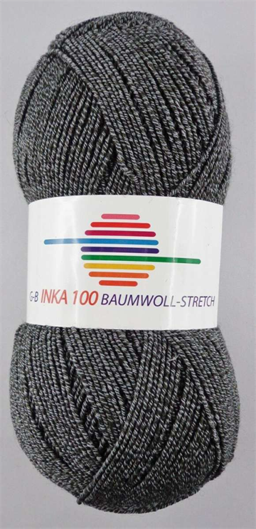 GB Inka100 stretch 126 grå sort 