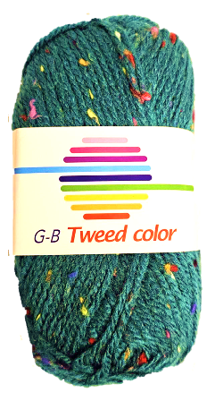 GB Tweed color 500 Petrol