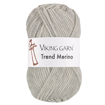 Viking Trend Merino 412 perlegrå 