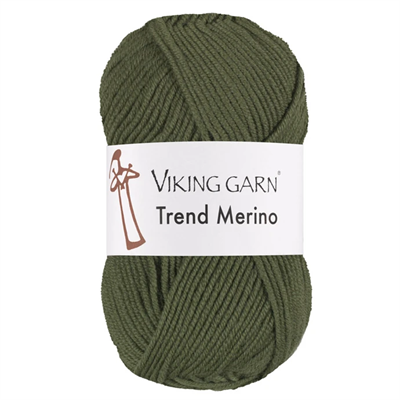 Viking Trend Merino 438 armygrøn 