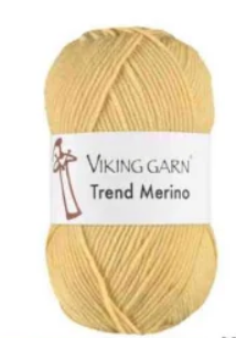 Viking Trend Merino 444 lys gul