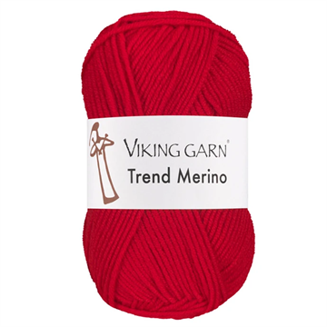 Viking Trend Merino 450 rød