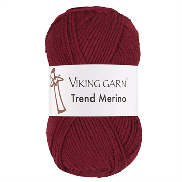 Viking Trend Merino 455 varm rød 