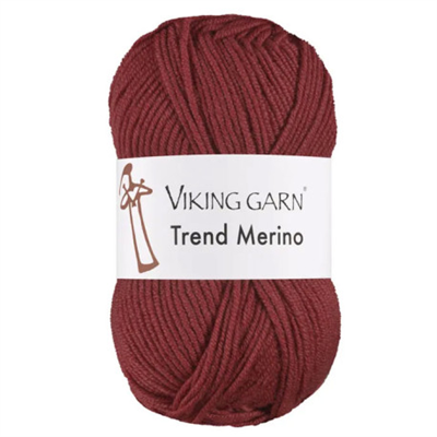 Viking Trend Merino 456 Støvet rød 