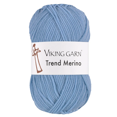 Viking Trend Merino 483 støvet lys blå 