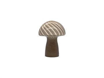 mushrom bordlampe BRUN