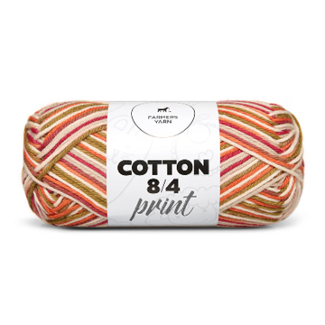 Farmers yarn printet bomuld fv5