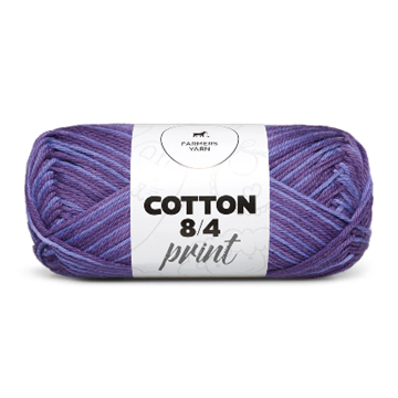 Farmers yarn printet bomuld fv9