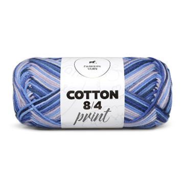 Farmers yarn printet bomuld fv13