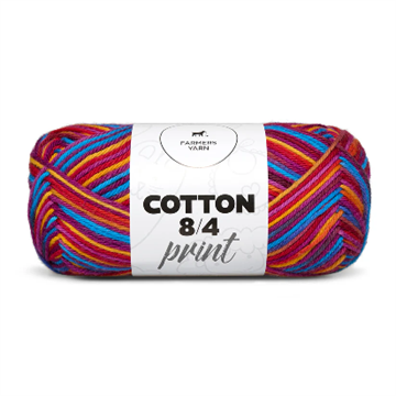 Farmers yarn printet bomuld fv17