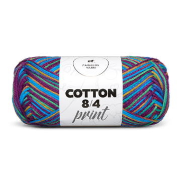 Farmers yarn printet bomuld fv18