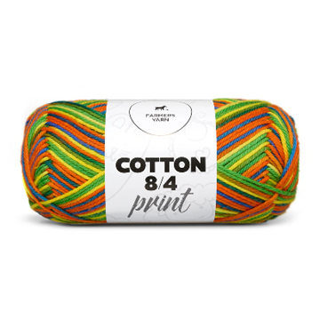 Farmers yarn printet bomuld fv19