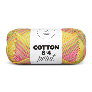 Farmers yarn printet bomuld fv20