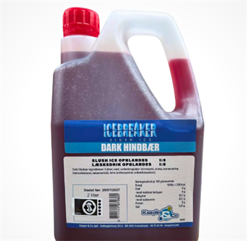 Slushice dark hindbær