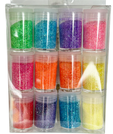 Fint Glimmer pakke med 12 farver