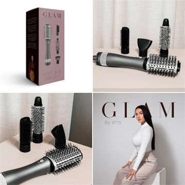 GLAM Hot Air Brush – 4-i-1 stylingbørste