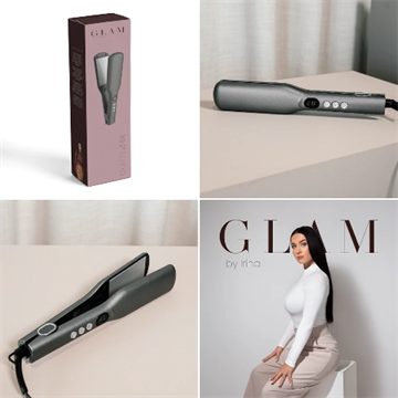 GLAM - Glattejern Bredt m. Digital Display