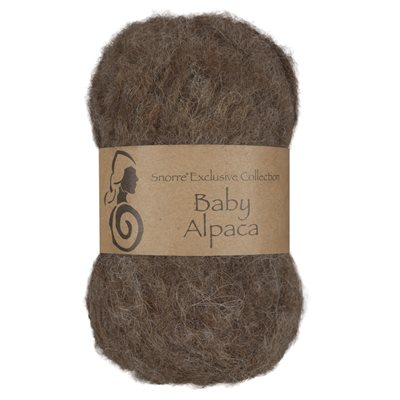 Viking snorre Baby alpaca 308 brun