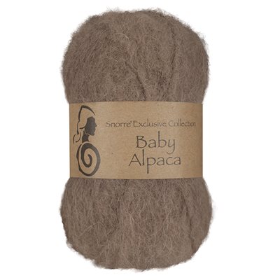 Viking snorre Baby alpaca 309 lys brun