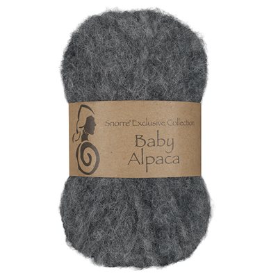 Viking snorre Baby alpaca 315 grå
