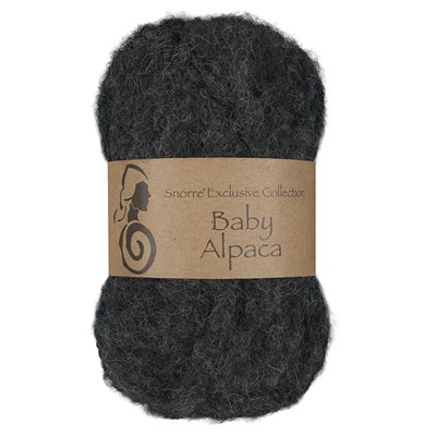 Viking snorre Baby alpaca 317 mørk grå