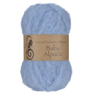 Viking snorre Baby alpaca 320 himmelblå