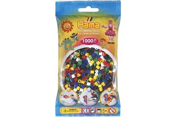 207-66 -  HAMA MIDI PERLER 1000STK 6 FARVER MIX