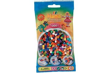 207-68 - HAMA MIDI PERLER 1000STK MIX 68