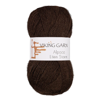 Viking Alpaca liten storm fv 718 mørk brun