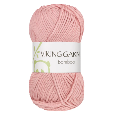 Viking bamboo 665 støvet rosa 