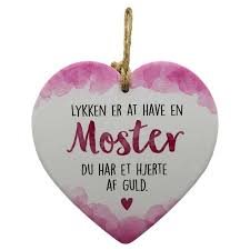 Kemramikhjerte moster 15,5 x 15,5 cm