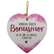 Kemramikhjerte bonusmor 15,5 x 15,5 cm